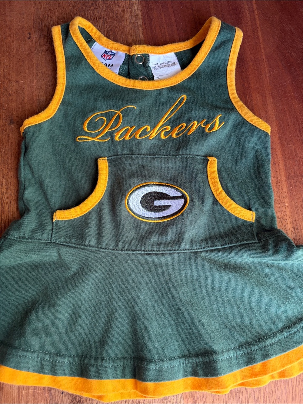 Baby 12 Month Green Bay Packers Dress